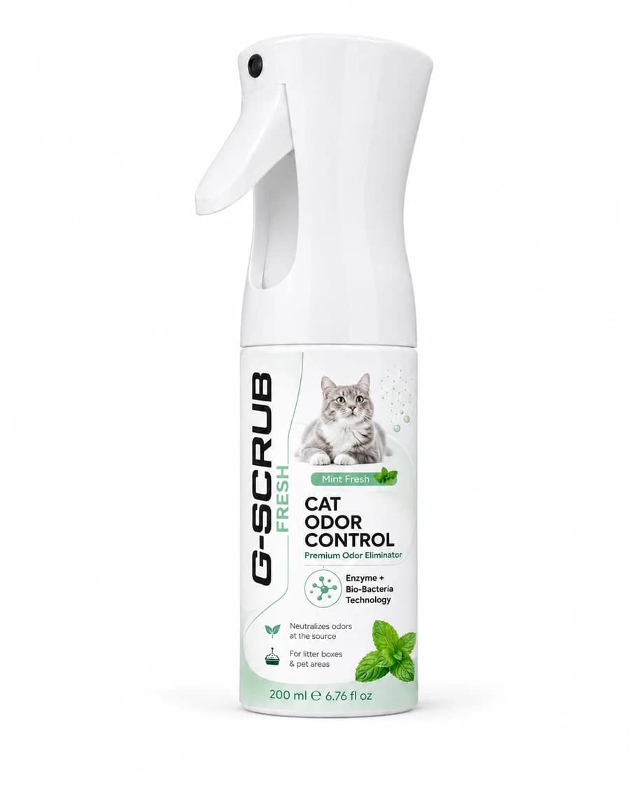 G-SCRUB FRESH Cat Odor Control, 200 mL spray bottle