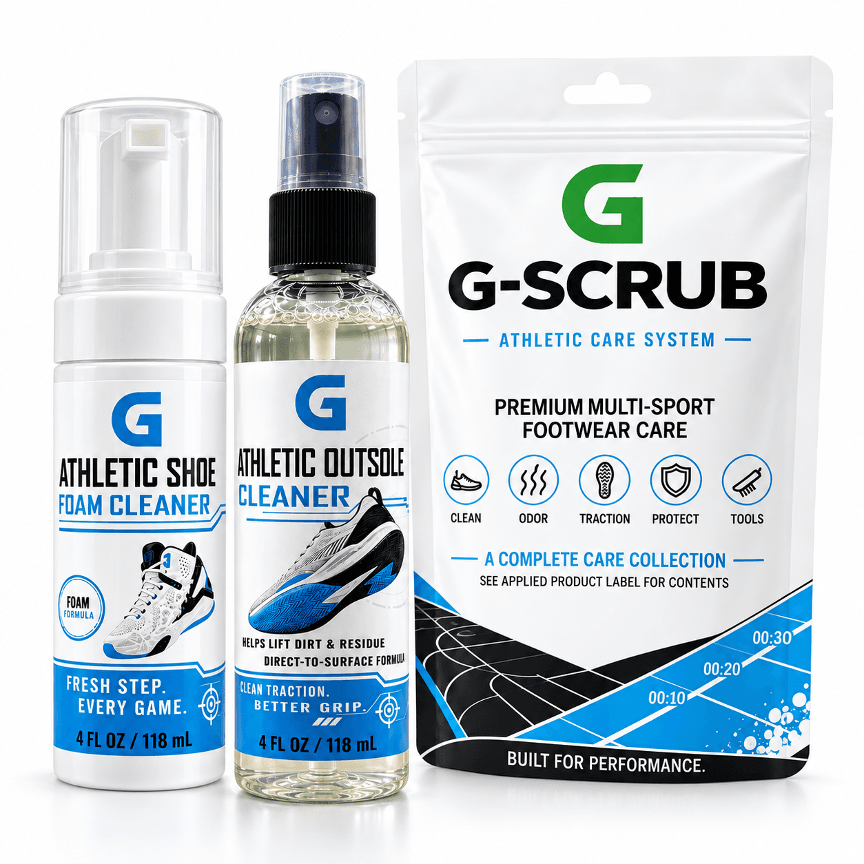 G-SCRUB Athletic Footwear Care Kit