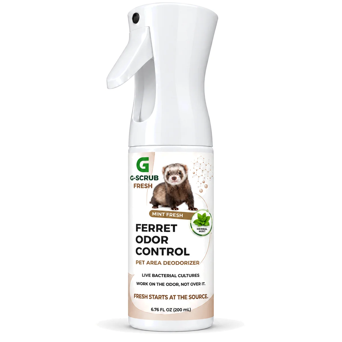 G-SCRUB FRESH Ferret Odor Control, 200 mL spray bottle
