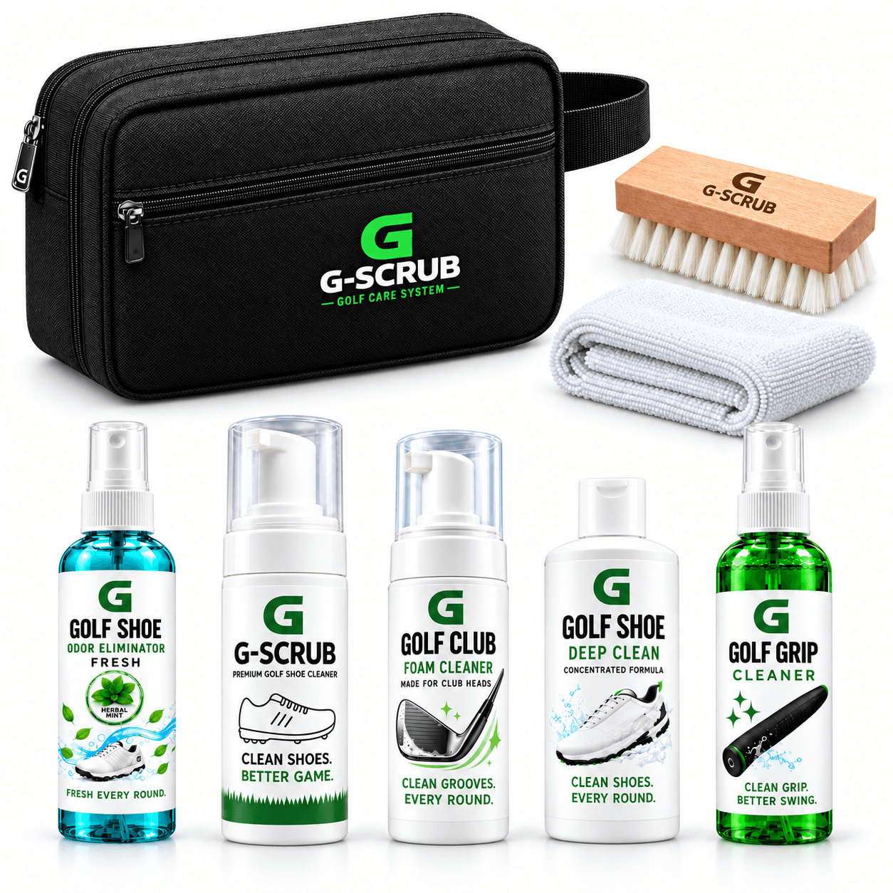 G-SCRUB Golf Kit — Complete 7-Piece