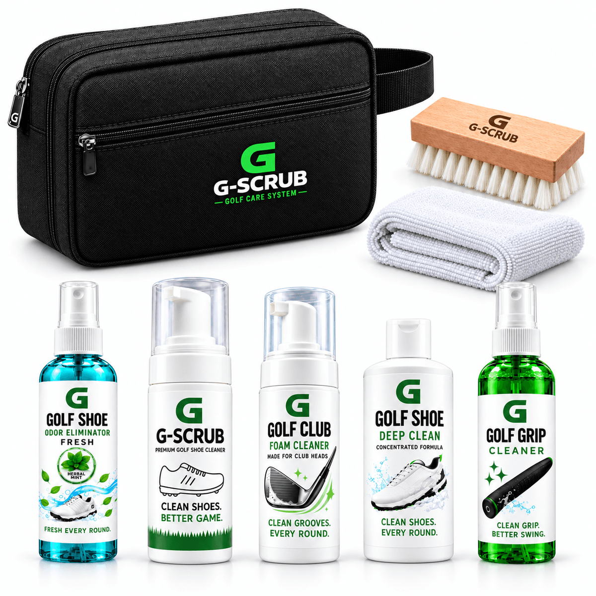 G-SCRUB Golf Kit — Complete 7-Piece